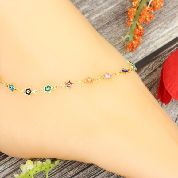 "Elegant Handmade Anklet – Delicate Jewelry for Women, MAR091541 - Picture 9 of 10